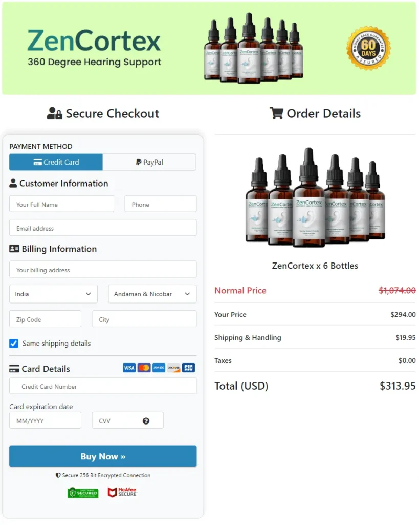 zencortex-Secure-Checkout